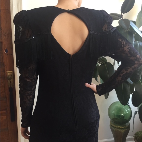 Vintage Statement piece fringe dress - Picture 3 of 7